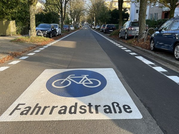 Piktogramm auf der Ernst-Sievers-Straße