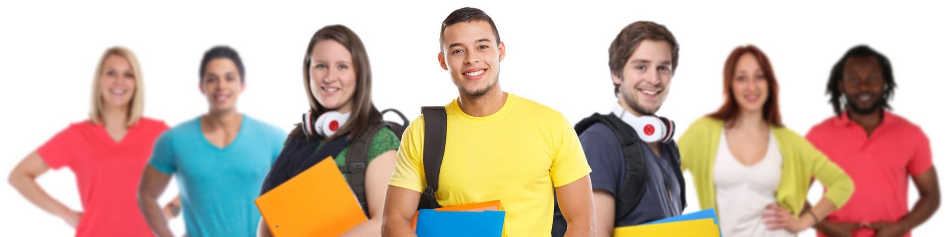 Gruppe von Studenten, junge Leute, Menschen